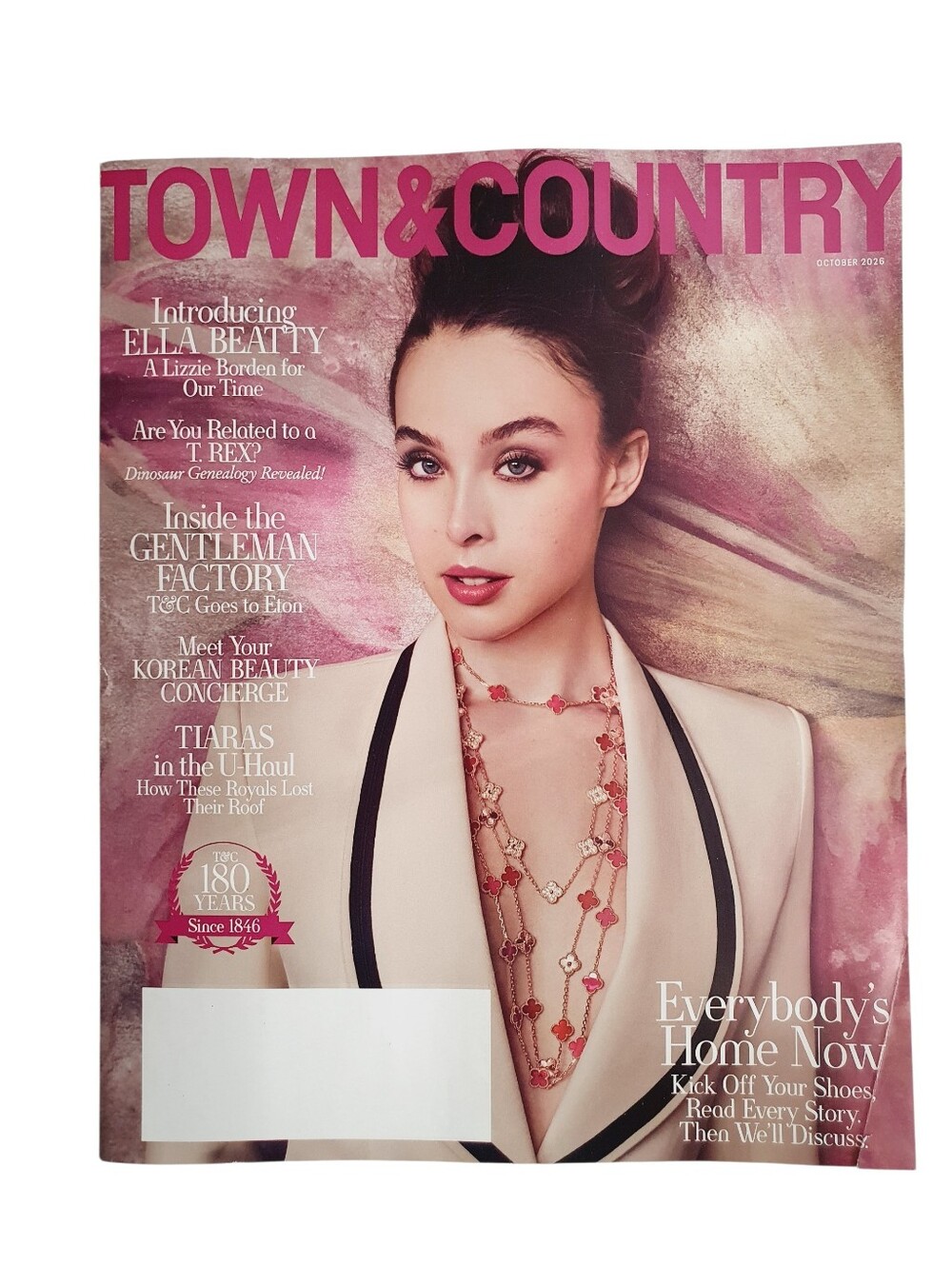 Town & Country Magazine October, 2026 - Introducing Ella Beatty Lizzie Borden
